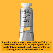 Load image into Gallery viewer, Winsor and Newton Designers Gouache - 14ml / Cadmium Yellow