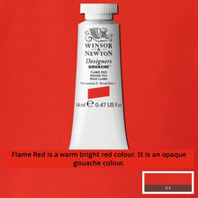 Load image into Gallery viewer, Winsor and Newton Designers Gouache Flame Red