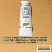 Load image into Gallery viewer, Winsor and Newton Designers Gouache - 14ml / Gold