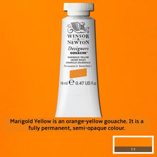Load image into Gallery viewer, Winsor and Newton Designers Gouache - 14ml / Marigold Yellow
