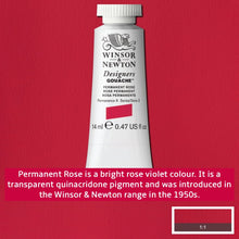 Load image into Gallery viewer, Winsor and Newton Designers Gouache - 14ml / Permanent Rose