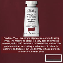 Load image into Gallery viewer, Winsor and Newton Designers Gouache - 14ml / Perylene Violet
