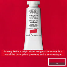 Load image into Gallery viewer, Winsor and Newton Designers Gouache - 14ml / Primary Red