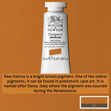 Load image into Gallery viewer, Winsor and Newton Designers Gouache - 14ml / Raw Sienna