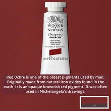 Load image into Gallery viewer, Winsor and Newton Designers Gouache - 14ml / Red Ochre