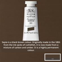 Load image into Gallery viewer, Winsor and Newton Designers Gouache - 14ml / Sepia