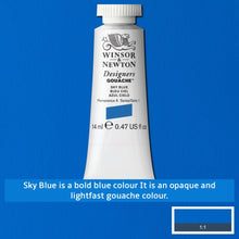 Load image into Gallery viewer, Winsor and Newton Designers Gouache - 14ml / Sky Blue