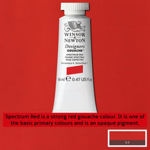 Load image into Gallery viewer, Winsor and Newton Designers Gouache - 14ml / Spectrum Red
