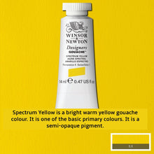 Load image into Gallery viewer, Winsor and Newton Designers Gouache - 14ml / Spectrum Yellow
