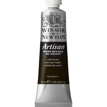 Load image into Gallery viewer, Winsor and Newton Artisan Water Mixable Oils - 37ml / Lamp Black