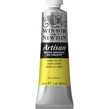 Load image into Gallery viewer, Winsor and Newton Artisan Water Mixable Oils - 37ml / Lemon Yellow