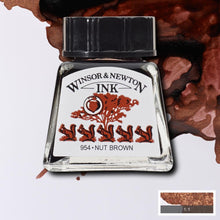 Load image into Gallery viewer, Winsor and Newton Drawing Ink - 14ml / Nut Brown
