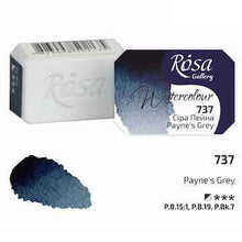 Load image into Gallery viewer, Rosa Full Pan Watercolours - Payne’s Grey