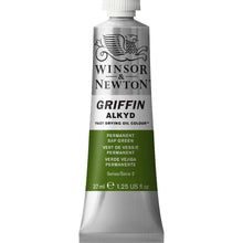 Load image into Gallery viewer, Winsor and Newton Griffin Alkyd Oil Paints - 37ml / Permanent Sap Green