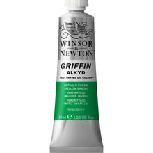 Load image into Gallery viewer, Winsor and Newton Griffin Alkyd Oil Paints - 37ml / Phthalo Green Yellow Shade