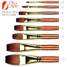 Pro Arte Prolene Plus Flats 008 - Brushes Series