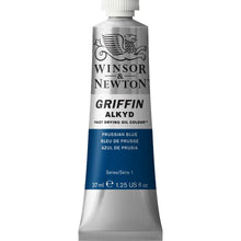Load image into Gallery viewer, Winsor and Newton Griffin Alkyd Oil Paints - 37ml / Prussian Blue
