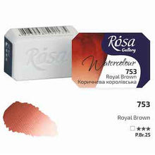 Load image into Gallery viewer, Rosa Full Pan Watercolours - Royal Brown