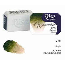 Load image into Gallery viewer, Rosa Full Pan Watercolours - Sepia