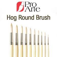 Pro Arte Series B Round Hog Brushes