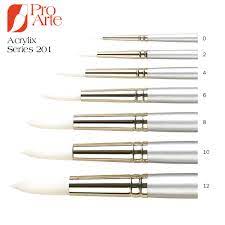 Pro Arte Round Sterling Brushes (Long Handled)