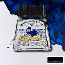 Load image into Gallery viewer, Winsor and Newton Drawing Ink - 14ml / Ultramarine
