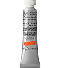 Load image into Gallery viewer, Winsor and Newton Professional Watercolours - 5ml / Winsor-Orange-Red-Shade