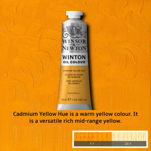 Load image into Gallery viewer, Winsor and Newton Winton Oil Paints - 37ml / Cadmium Yellow
