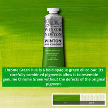Load image into Gallery viewer, Winsor and Newton Winton Oil Paints - 37ml / Chrome Green
