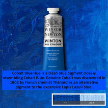 Load image into Gallery viewer, Winsor and Newton Winton Oil Paints - 37ml / Cobalt Blue Hue
