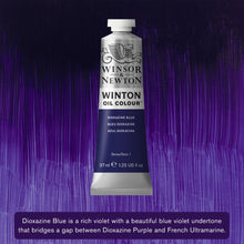 Load image into Gallery viewer, Winsor and Newton Winton Oil Paints - 37ml / Dioxazine Blue
