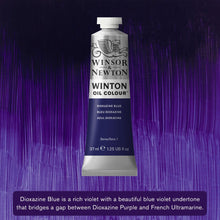 Load image into Gallery viewer, Winsor and Newton Winton Oil Paints - 37ml / Dioxazine Blue