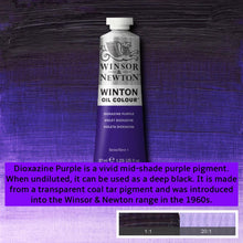 Load image into Gallery viewer, Winsor and Newton Winton Oil Paints - 37ml / Dioxazine Purple