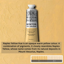 Load image into Gallery viewer, Winsor and Newton Winton Oil Paints - 37ml / Naples Yellow