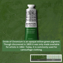 Load image into Gallery viewer, Winsor and Newton Winton Oil Paints - 37ml / Oxide of Chromium