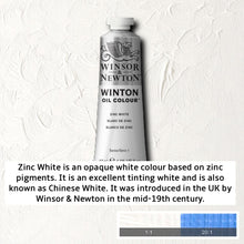 Load image into Gallery viewer, Winsor and Newton Winton Oil Paints - 37ml / Zinc White -