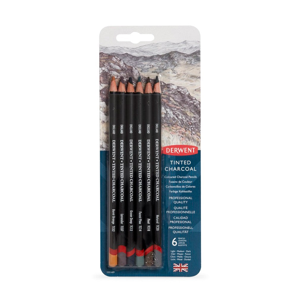 Derwent Tinted Charcoal Pencil Sets