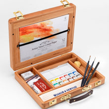 Load image into Gallery viewer, Winsor and Newton Professional Watercolour Sets - Wooden Box