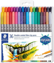Load image into Gallery viewer, Staedtler Double Ended Fibre Tip Pen Sets
