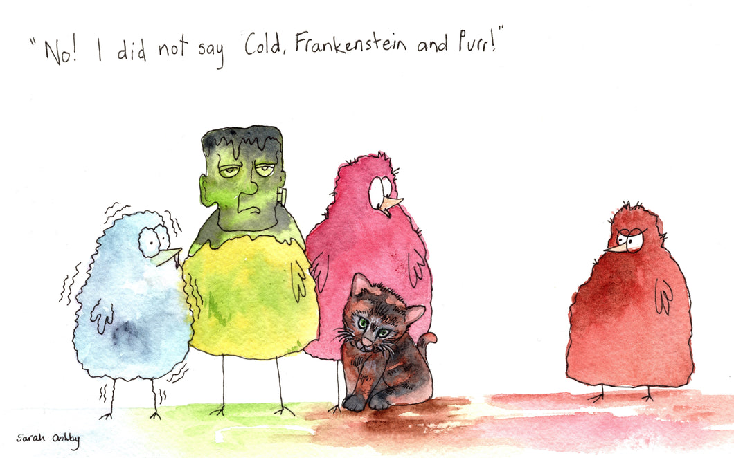 Cold, Frankenstein and Purr