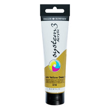 Load image into Gallery viewer, Daler Rowney System 3 Acrylic 59ml - Cadmium Yellow Deep Hue
