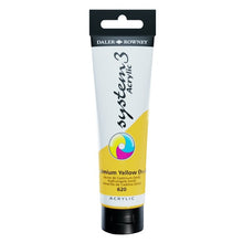 Load image into Gallery viewer, Daler Rowney System 3 Acrylic 59ml - Cadmium Yellow Hue -
