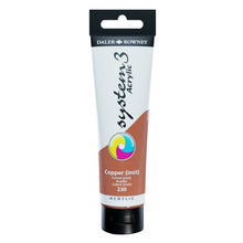 Load image into Gallery viewer, Daler Rowney System 3 Acrylic 59ml - Copper Imit - Paint
