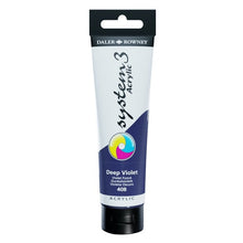 Load image into Gallery viewer, Daler Rowney System 3 Acrylic 59ml - Deep Violet - Paint
