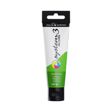 Load image into Gallery viewer, Daler Rowney System 3 Acrylic 59ml - Fluorescent Green -

