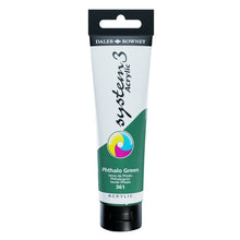 Load image into Gallery viewer, Daler Rowney System 3 Acrylic 59ml - Phthalo Green - Paint
