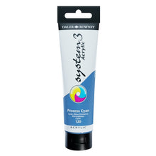 Load image into Gallery viewer, Daler Rowney System 3 Acrylic 59ml - Process Cyan - Paint
