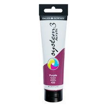 Load image into Gallery viewer, Daler Rowney System 3 Acrylic 59ml - Purple - Paint
