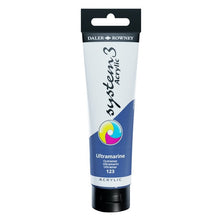 Load image into Gallery viewer, Daler Rowney System 3 Acrylic 59ml - Ultramarine - Paint
