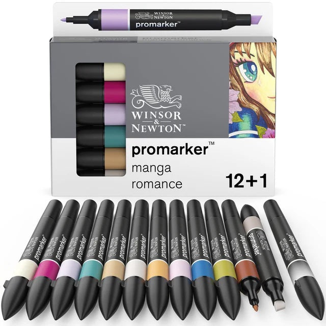 Manga Romance Winsor and Newton Promarkers